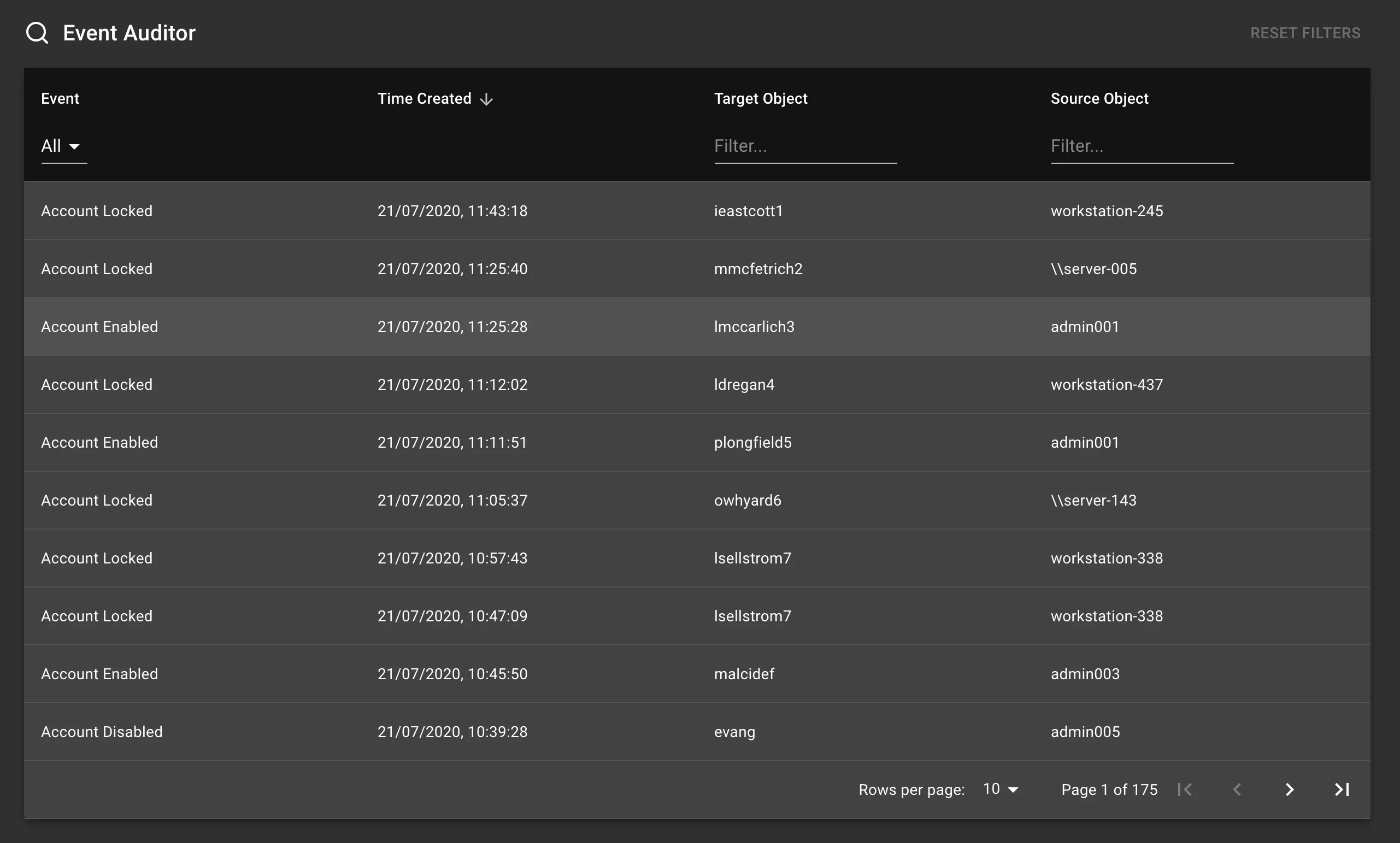 Event Auditor Screenshot